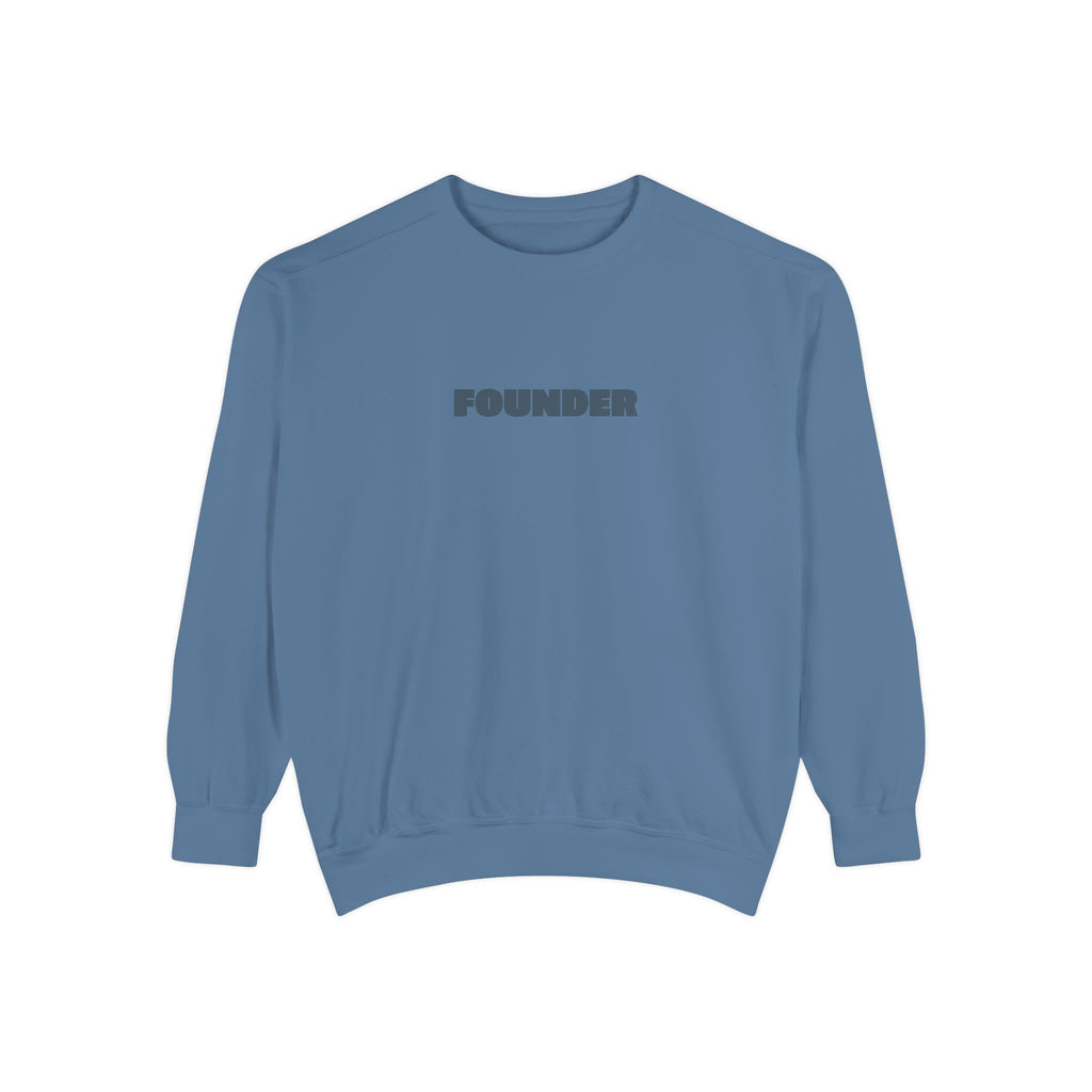 Founder Sweatshirt - Garment-Dyed Crewneck for Brand Founders