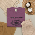 PhillyDTC 90s Rave Graphic Tee - Cosmic Compass Grunge T-Shirt