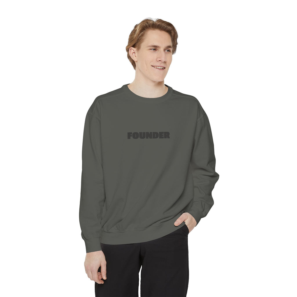 Founder Sweatshirt - Garment-Dyed Crewneck for Brand Founders