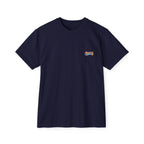 Hustle Sixers Logo Pocket Tee - Retro 76ers Pocket T-Shirt Comfort Colors