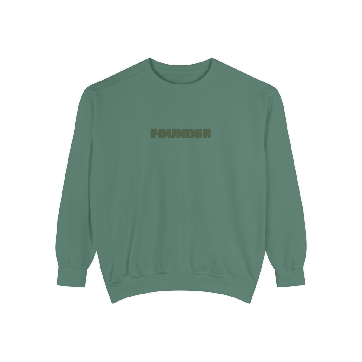 Founder Sweatshirt - Garment-Dyed Crewneck for Brand Founders