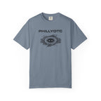 PhillyDTC 90s Rave Graphic Tee - Cosmic Compass Grunge T-Shirt