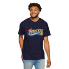 Hustle Sixers Logo T-Shirt - Retro 76ers Tee Comfort Colors
