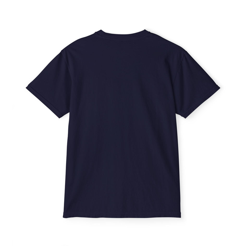 Hustle Sixers Logo Pocket Tee - Retro 76ers Pocket T-Shirt Comfort Colors
