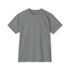 Hustle Sixers Logo Pocket Tee - Retro 76ers Pocket T-Shirt Comfort Colors