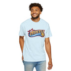 Hustle Sixers Logo T-Shirt - Retro 76ers Tee Comfort Colors
