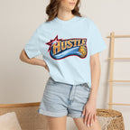 Hustle Sixers Logo T-Shirt - Retro 76ers Tee Comfort Colors