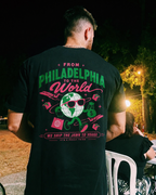 From Philadelphia to the World Tee - Unisex Garment-Dyed T-shirt