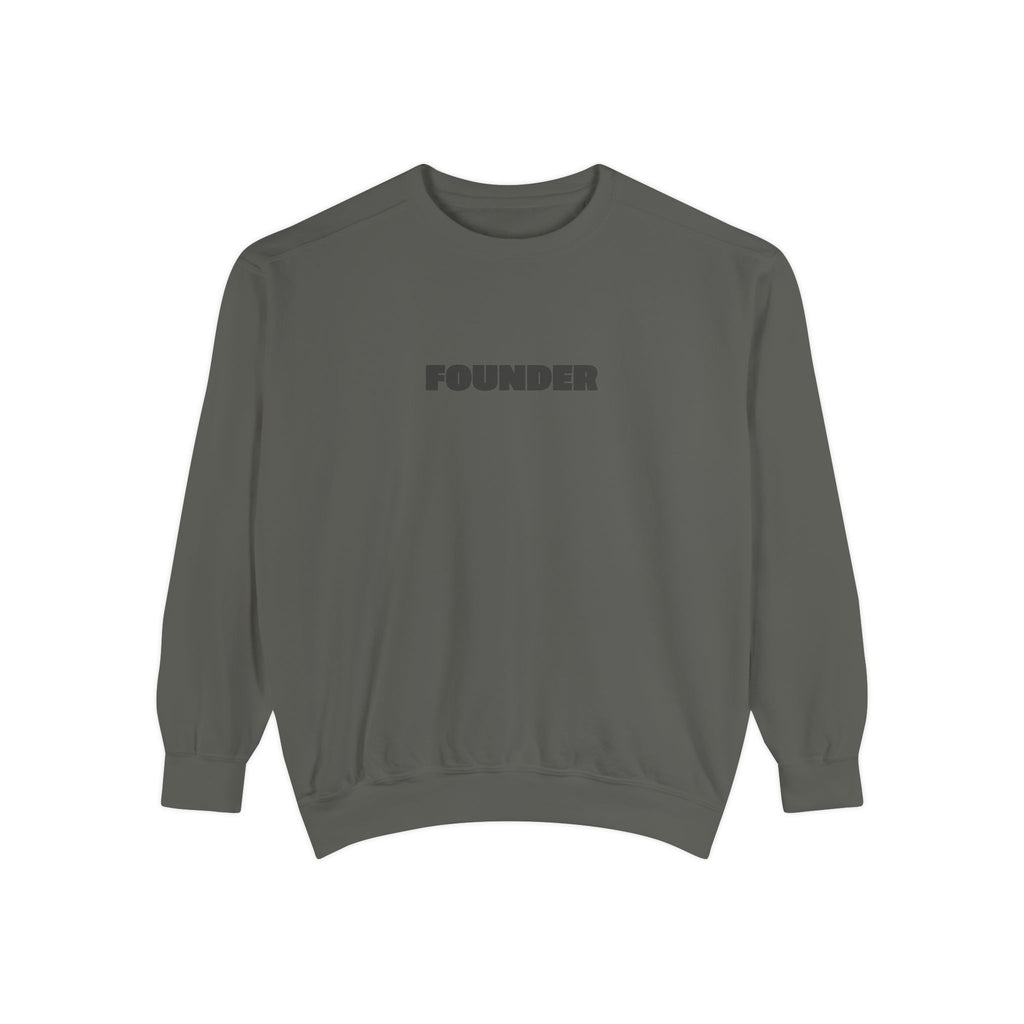 Founder Sweatshirt - Garment-Dyed Crewneck for Brand Founders