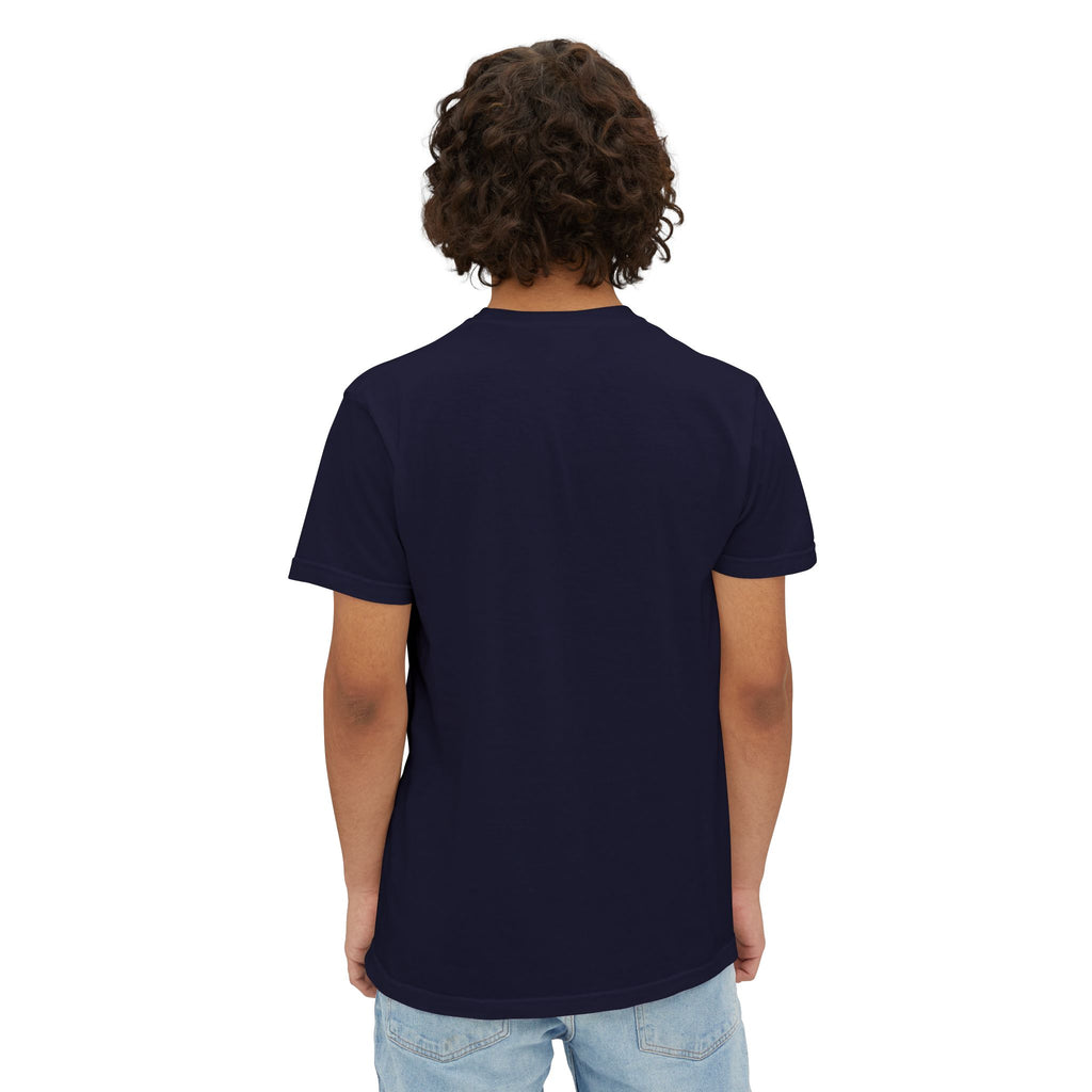 Hustle Sixers Logo Pocket Tee - Retro 76ers Pocket T-Shirt Comfort Colors