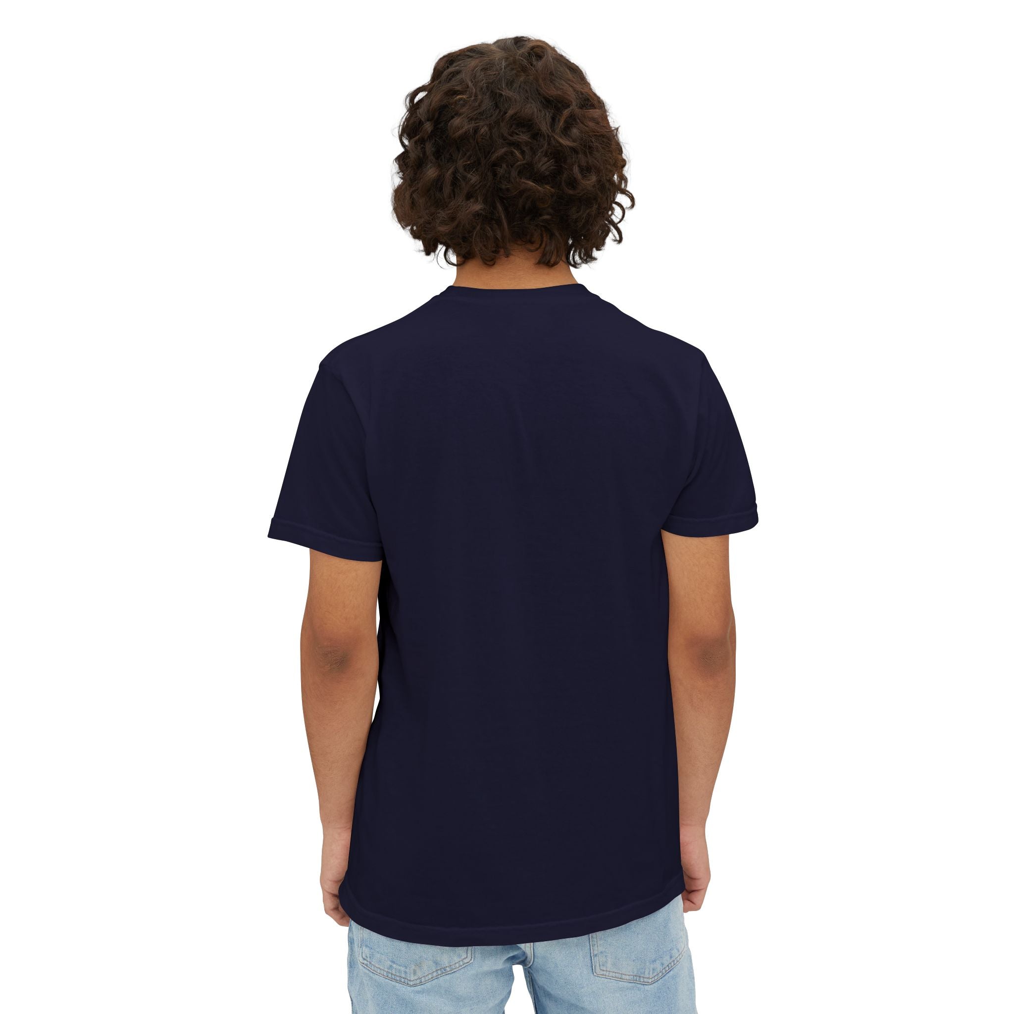 Hustle Sixers Logo Pocket Tee - Retro 76ers Pocket T-Shirt Comfort Colors