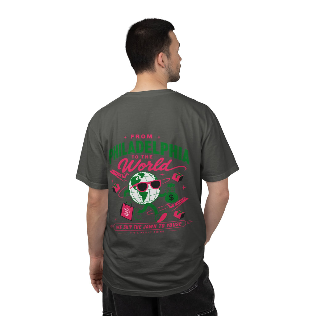 From Philadelphia to the World Tee - Unisex Garment-Dyed T-shirt