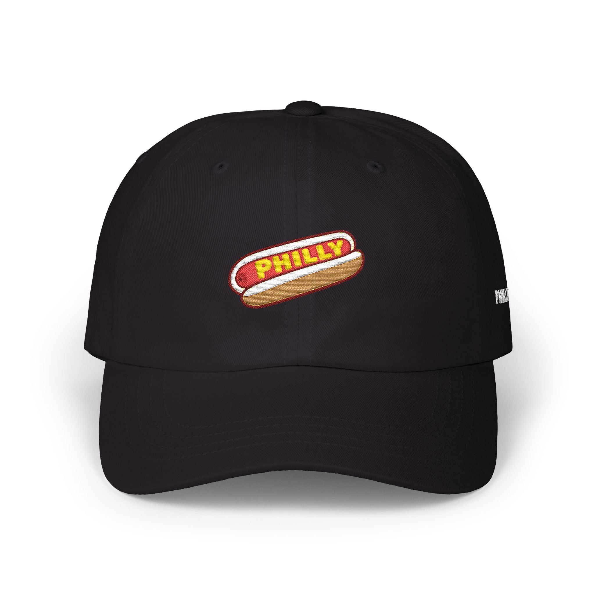 PHILLY Glizzy Hot Dog Embroidered Dad Hat