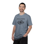 PhillyDTC 90s Rave Graphic Tee - Cosmic Compass Grunge T-Shirt
