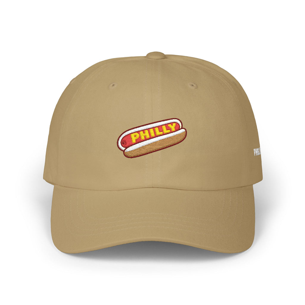 PHILLY Glizzy Hot Dog Embroidered Dad Hat