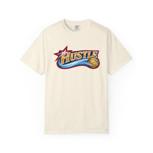 Hustle Sixers Logo T-Shirt - Retro 76ers Tee Comfort Colors