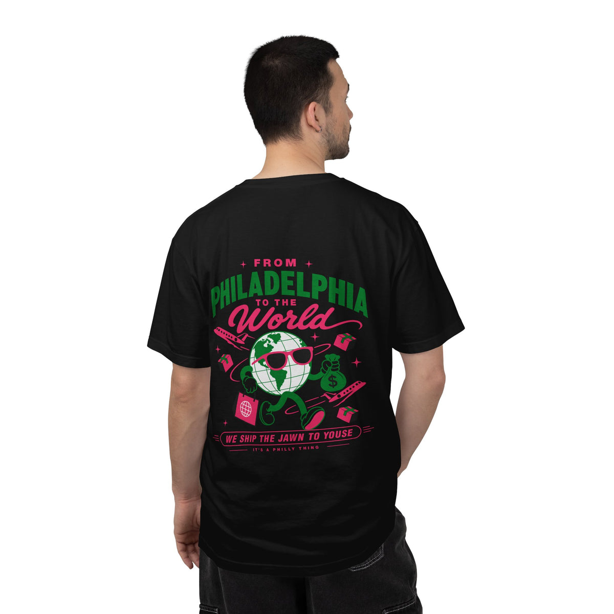 From Philadelphia to the World Tee - Unisex Garment-Dyed T-shirt