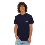 Hustle Sixers Logo Pocket Tee - Retro 76ers Pocket T-Shirt Comfort Colors