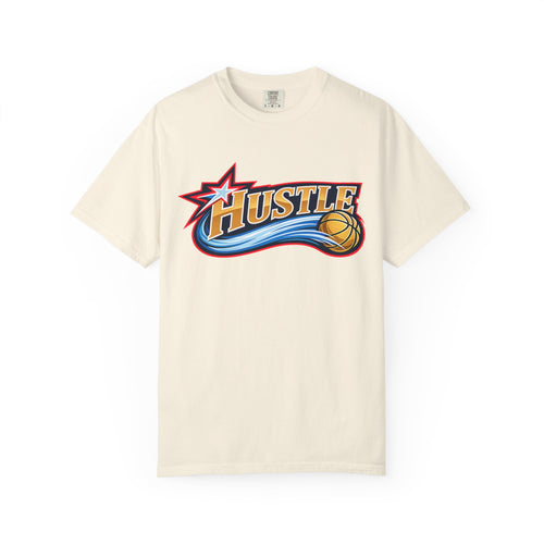 Hustle Sixers Logo T-Shirt - Retro 76ers Tee Comfort Colors