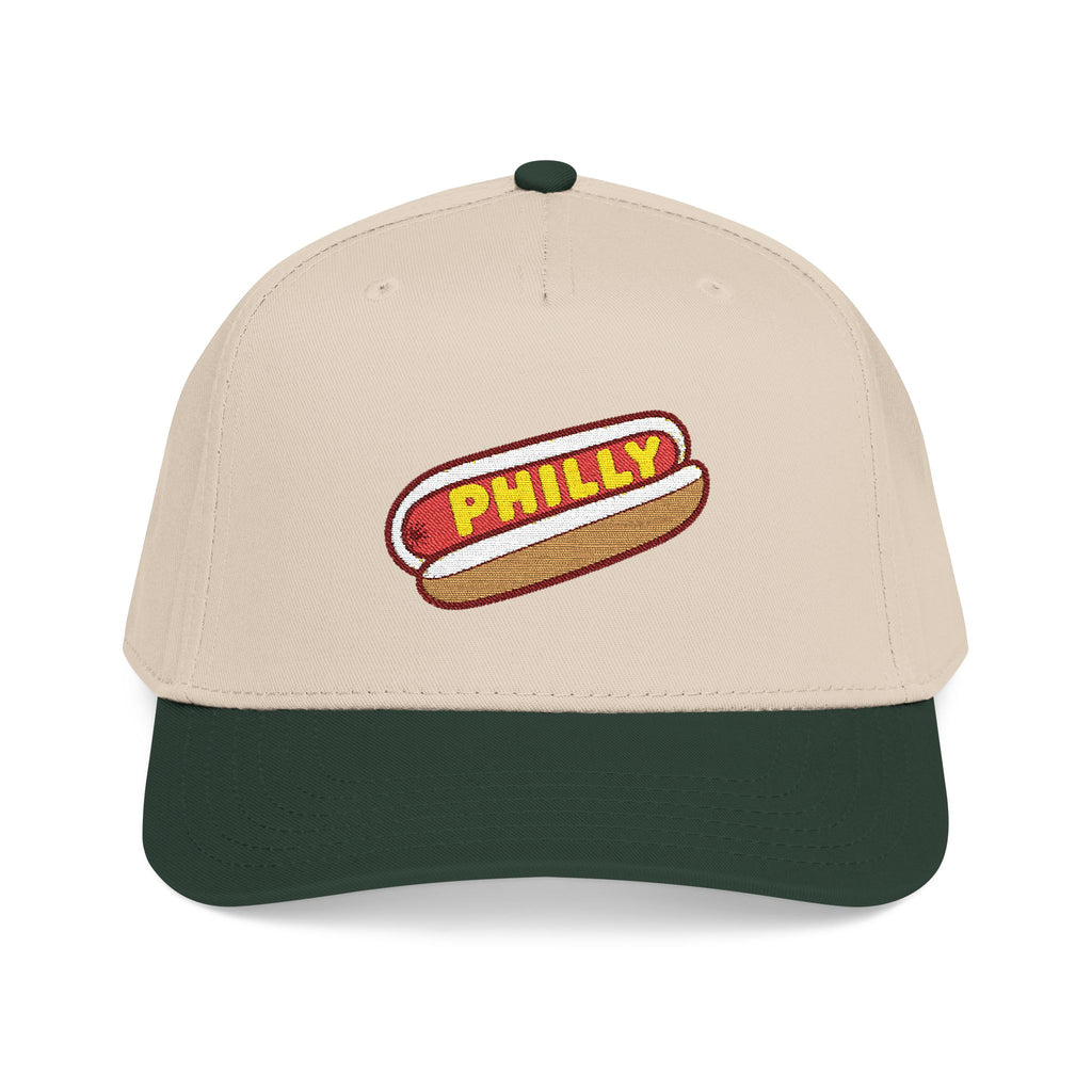 PHILLY Glizzy Two-Tone Mid-Profile Hot Dog Baseball Cap