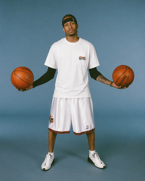 AI Iverson Hustle Sixers Tee